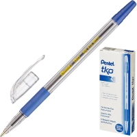 Ручка шариковая неавтомат. PENTEL BK410-С рез.манж.син д.ш. 0,7мм ЭКО