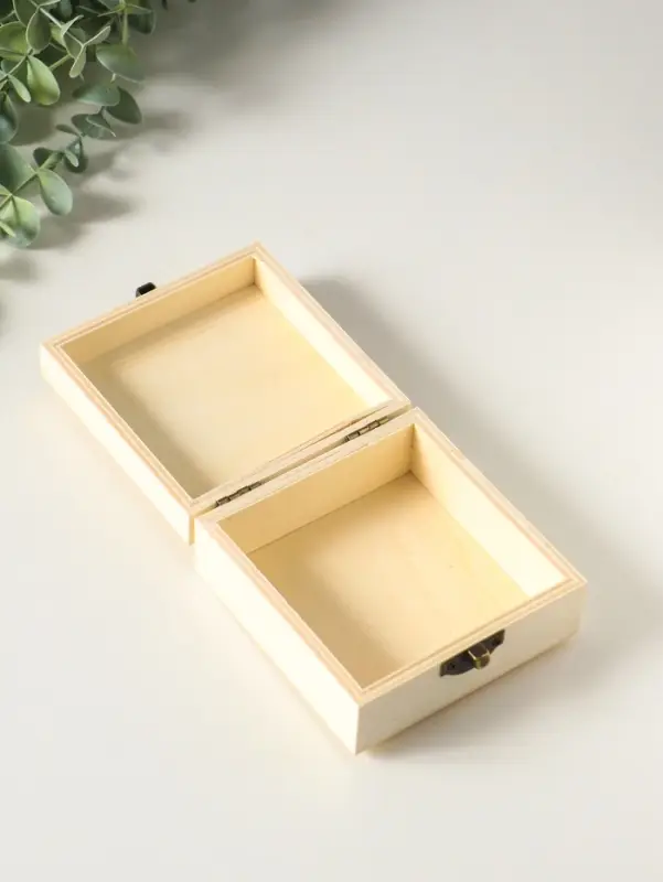 Шкатулка для росписи дерево &laquo;Квадрат&raquo;, 4.8&times;10&times;10 см