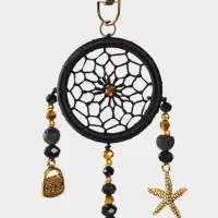Брелок ловец снов, 17 см, чёрный Брелок ловец снов, 17 см, чёрный