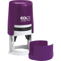 Оснастка для печати круг.с крышкой Pr. R40 фиолетовая Colop Австрия