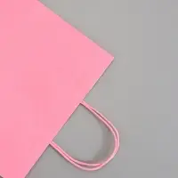 Пакет крафт &laquo;Радуга&raquo;, розовый, 25&times;12&times;33 см, 80 г/м&sup2;