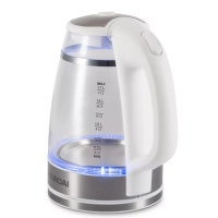 Чайник HYK-G3506 1.7л. 2200Вт белый