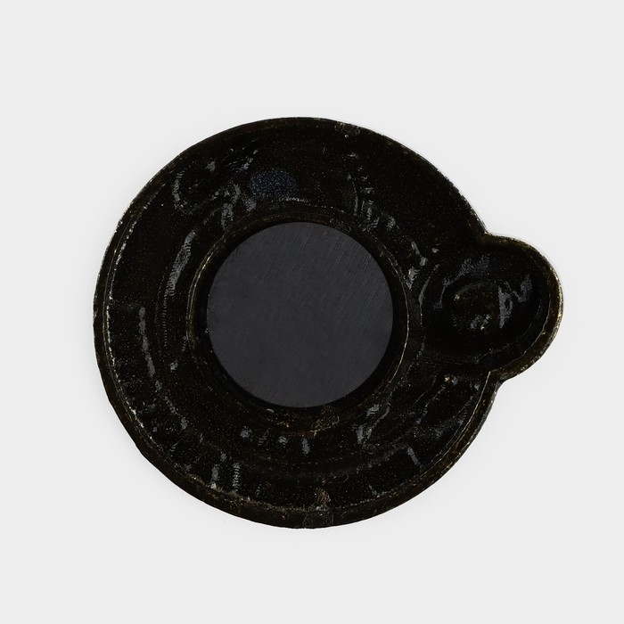 Магнит новогодний «Приношу достаток» на Новый год на Новый год, диам. 4 см, зол