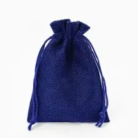 Набор мешочков подарочных 50 шт. &laquo;Льняной&raquo; 9&times;12&times;0.1 см, синий