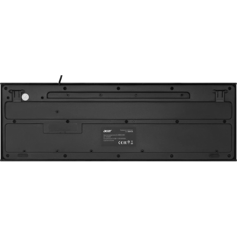 Клавиатура Acer OKW120 black USB(ZL.KBDEE.006)