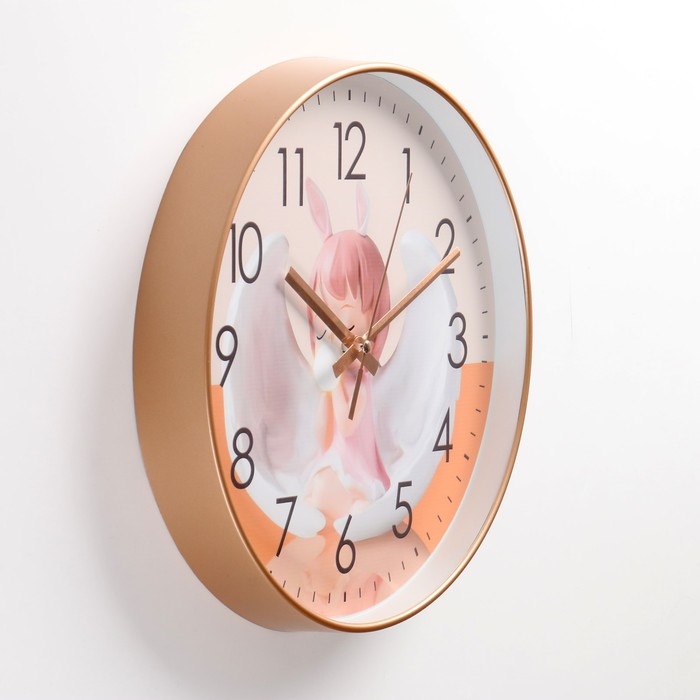 Часы настенные детские «Ангелочек», плавный ход, d-30 см Часы настенные детские «Ангелочек», плавный ход, d-30 см