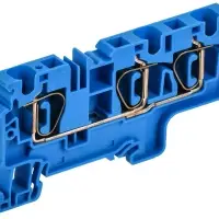 ARMAFIX Клемма пружинная CX6-3 BU 6мм2 трехконтактная синяя IEK