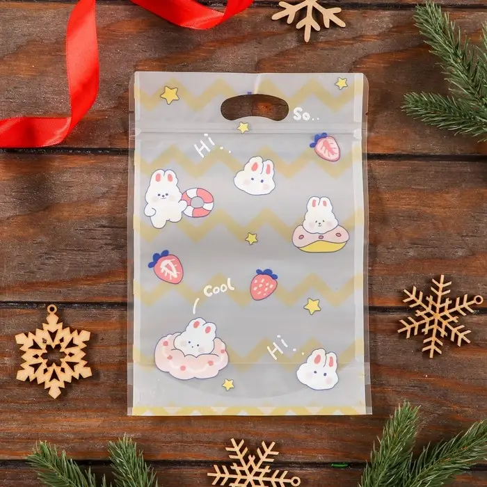 Пакет Zip-lock, Пакет Zip-lock, "Корейский стиль", 15,5*22+3,5см МИКС