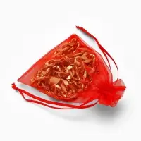 Набор мешочков подарочных 100шт. , 9 х 12, цвет красный (7585522)