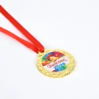 Медаль детская на Выпускной  "Выпускник 2026" , диам 4 см