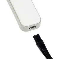 Машинка для стрижки Luazon LTRI-21, 3 Вт, 3 насадки, LED-индикатор, от АКБ, белая