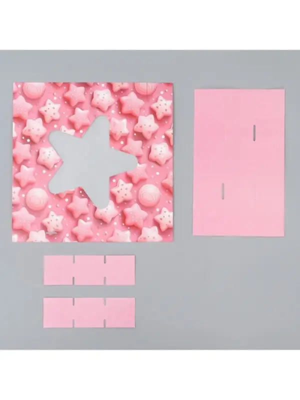 Коробка для конфет, кондитерская упаковка, 9 ячеек, &laquo;Сладости&raquo;, 14.7&times;14.7&times;3.5 см