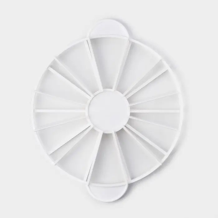 Делитель для торта Доляна, 10/12 частей, 26.5 см, пластик, МИКС