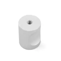 Ручка кнопка ТУНДРА РК102 d=16 мм, цвет матовый хром