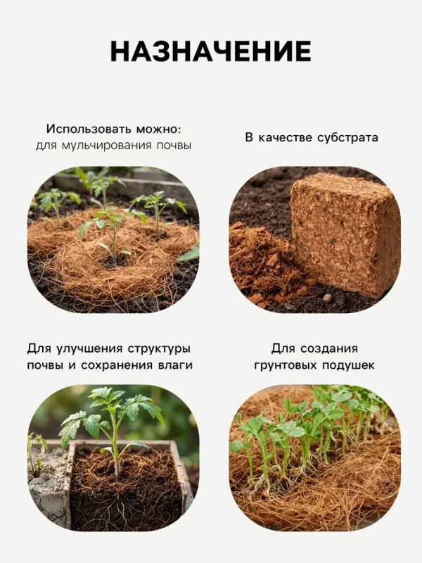 Кокосовое волокно &laquo;Рецепты Дедушки Никиты&raquo;, 3 л