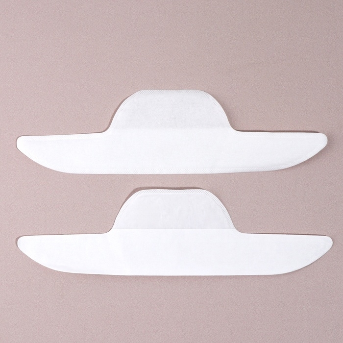 Защитные вкладыши от пота и загрязнений, набор - 10 шт, на клеевой основе, 24,7 × 6,8 × 0,1 см, цвет бежевый Защитные вкладыши от пота и загрязнений, набор - 10 шт, на клеевой основе, 24,7 × 6,8 × 0,1 см, цвет бежевый