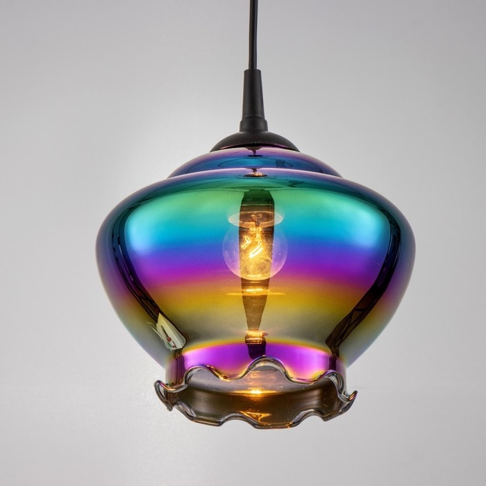 Светильник BayerLux Злата 1хЕ27 радуга 22х22х18см Светильник BayerLux Злата 1хЕ27 радуга 22х22х18см