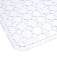 Коврик в раковину противоскользящий тм VETTA Кругляш, 27,5х27,5см, ПВХ, 4 цвета