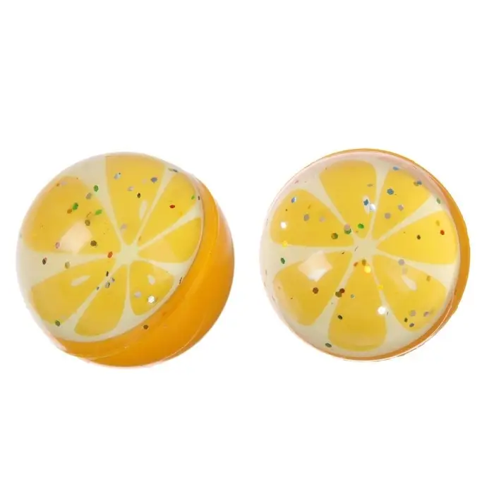 Мяч каучуковый «Фрукты», 3,2 см, виды МИКС Мяч каучуковый «Фрукты», 3,2 см, виды МИКС