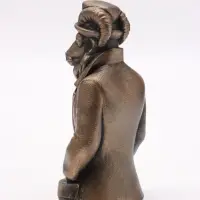 Фигурка декоративная &laquo;Баран в костюме&raquo;, 12&times;6&times;4 см, бронза
