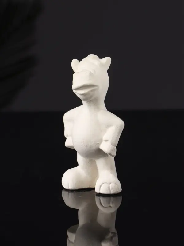 Фигура Фигура "Конь реальный" 8 см, натуральный, гипс