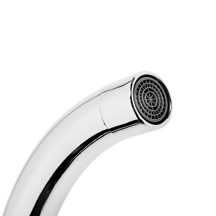 Смеситель для кухни Accoona A4569, однорычажный, силумин, хром Смеситель для кухни Accoona A4569, однорычажный, силумин, хром