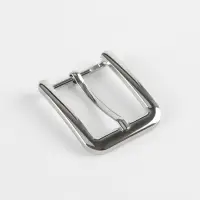 Пряжка для ремня, 4&times;4.4 см, 30 мм, цвет серебряный