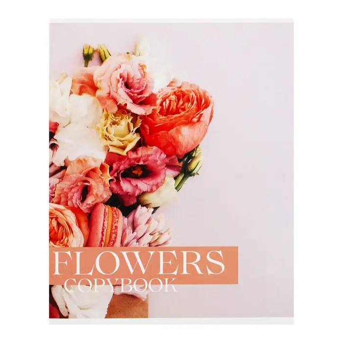 Тетрадь 48 листов в клетку Calligrata «Флористика», обложка мелованный картон, блок №2, белизна 75% (серые листы), МИКС Тетрадь 48 листов в клетку Calligrata «Флористика», обложка мелованный картон, блок №2, белизна 75% (серые листы), МИКС