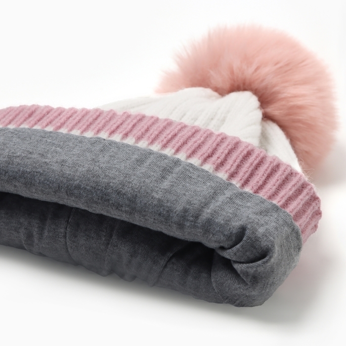 Шапка детская MINAKU, цв.розовый, р-р 48-50