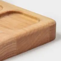 Доска - менажница деревянная для подачи шотов Adelica, на 5 рюмок, 30&times;13&times;1.8 см, берёза