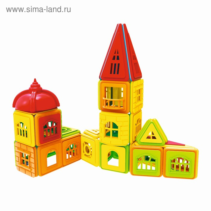 Конструктор магнитный «Замок», 204 детали Конструктор магнитный «Замок», 204 детали