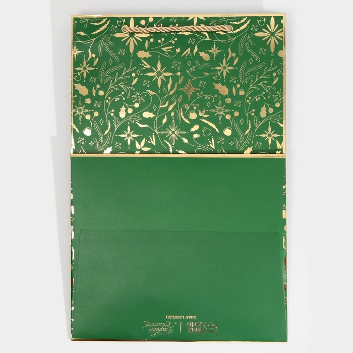 Пакет подарочный новогодний ламинированный «Хочу в сказку», 23 х 35 х 20 см, Новый год