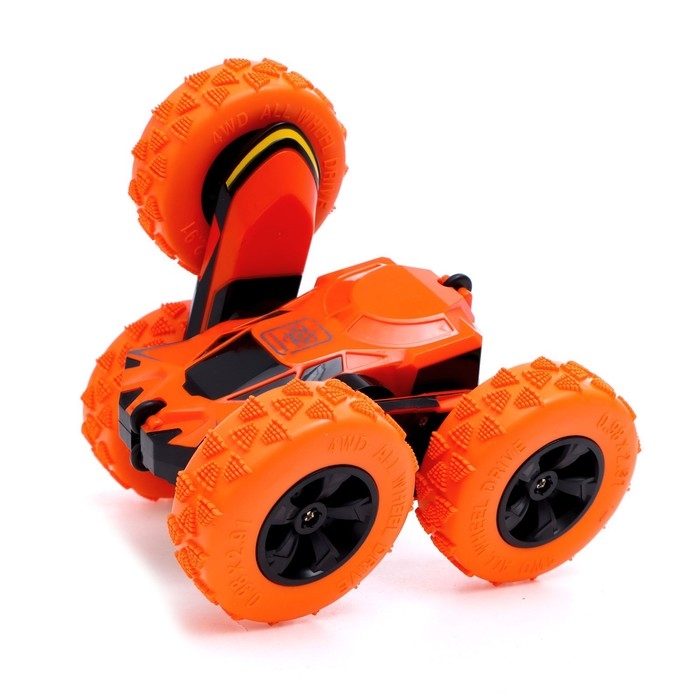 Машина-перевёртыш радиоуправляемая «Трюкач», работает от аккумулятора, цвет оранжевый Машина-перевёртыш радиоуправляемая «Трюкач», работает от аккумулятора, цвет оранжевый