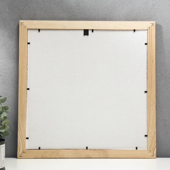 Фоторамка липа 35х35 см, ясень (пластиковый экран) Фоторамка липа 35х35 см, ясень (пластиковый экран)