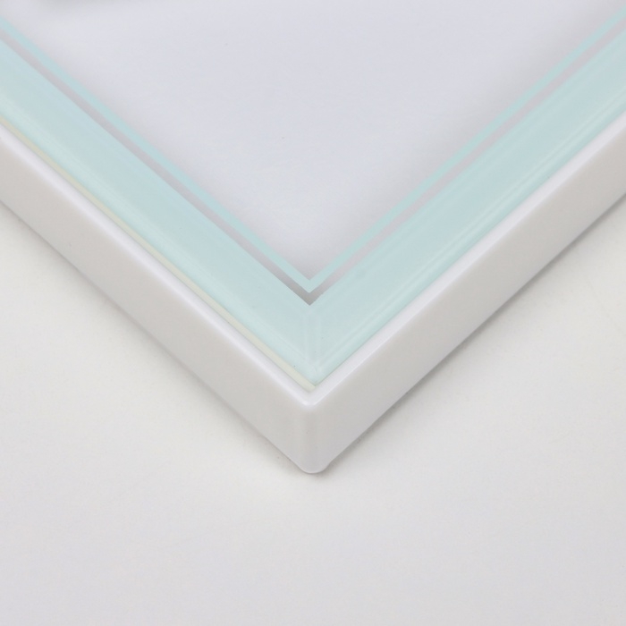 Фоторамка пластик на 1 фото13х18 см Фоторамка пластик на 1 фото13х18 см "Сердце с бантиком" белый бумага тиснение 18х2х23 см