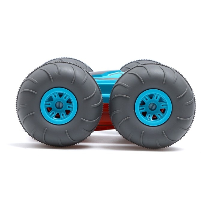 Машина-перевёртыш радиоуправляемая «Монстр», работает от аккумулятора, цвет синий Машина-перевёртыш радиоуправляемая «Монстр», работает от аккумулятора, цвет синий