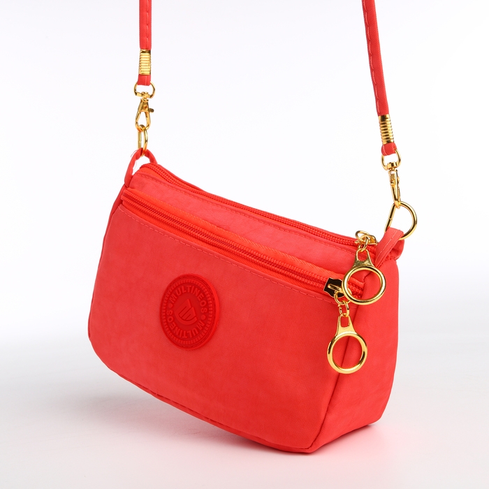 Сумка женская кросс-боди на молнии, цвет розовый Сумка женская кросс-боди на молнии, цвет розовый