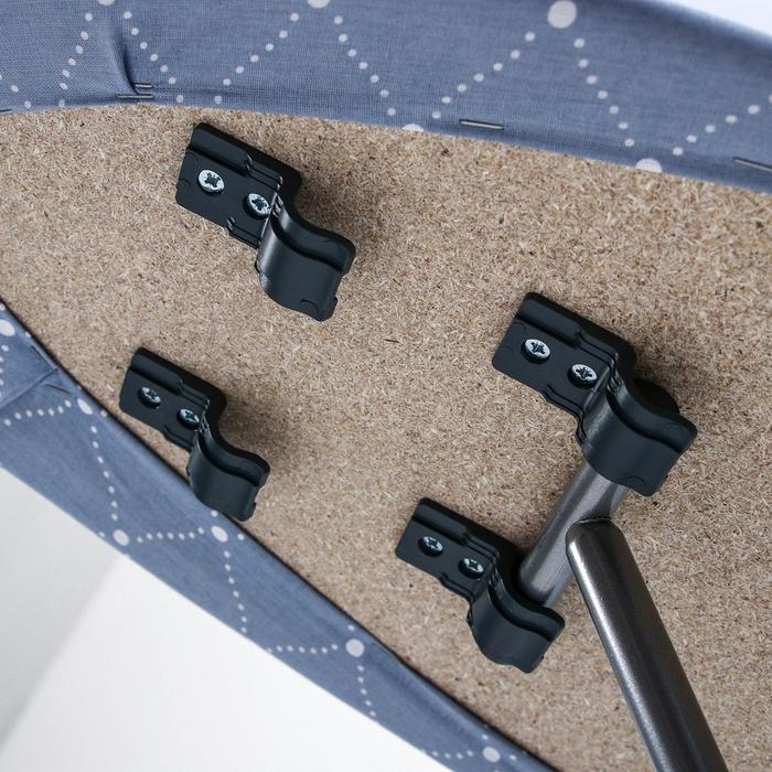 Доска гладильная Nika «Лина 4», 111,5×34,5 см, два положения высоты 70, 80 см, рисунок микс Доска гладильная Nika «Лина 4», 111,5×34,5 см, два положения высоты 70, 80 см, рисунок микс