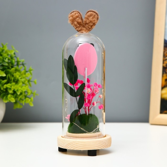 Ночник колба Ночник колба "Летний день" LED от батареек 3хLR44 7,5х7,5х19 см RISALUX