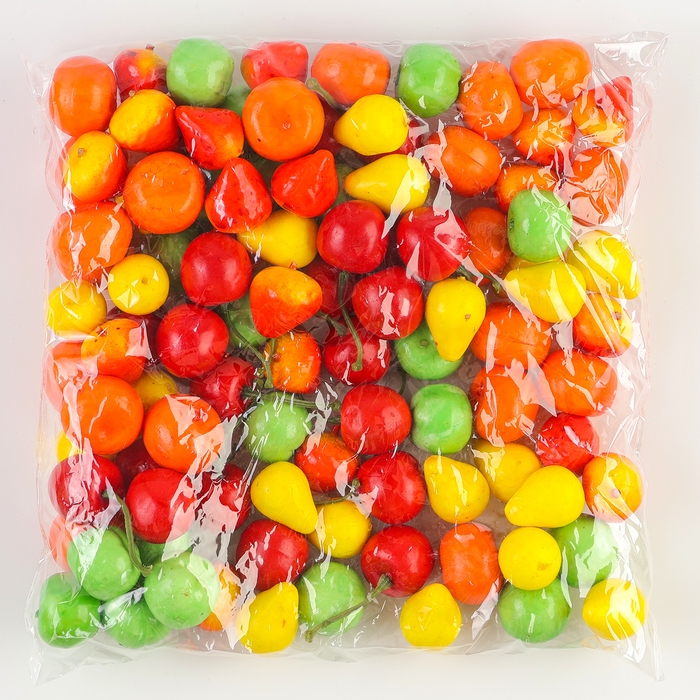 Декоративный набор «Фрукты» размер: 2,5 × 2 см, 100 шт. Декоративный набор «Фрукты» размер: 2,5 × 2 см, 100 шт.