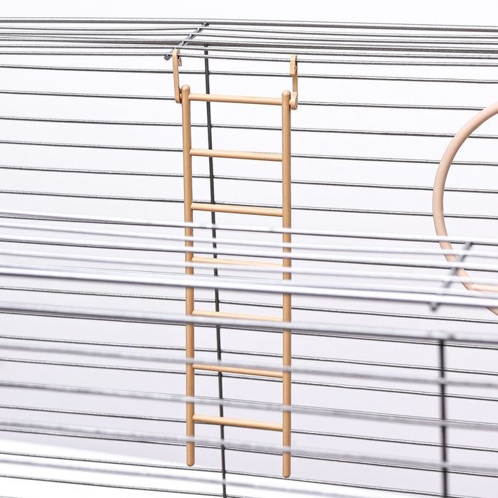 Клетка для птиц Клетка для птиц "Пижон" №104, разборная, 1 секция, 58 х 40 х 48см, бежевая