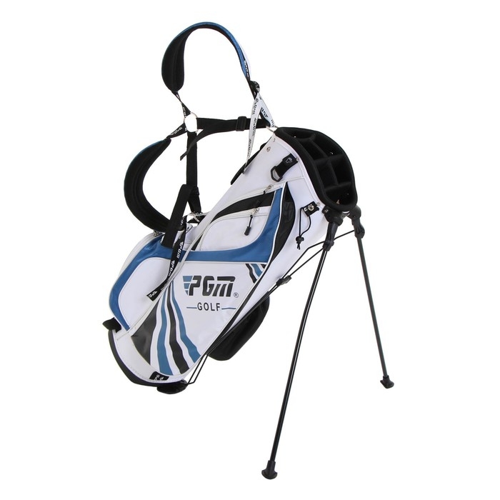 Сумка для гольфа PGM, детская, для 13 клюшек, 3 отверстия 24х18 см, нейлон, синяя Сумка для гольфа PGM, детская, для 13 клюшек, 3 отверстия 24х18 см, нейлон, синяя