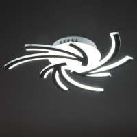 Люстра с ПДУ 59114/3 LED 72Вт 3000-6000К диммер белый 50х50х6 см BayerLux