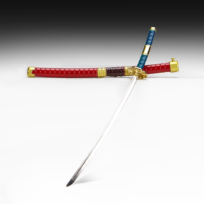 Сувенирное оружие мини Сувенирное оружие мини "Катана Зоро", 24 см, красная