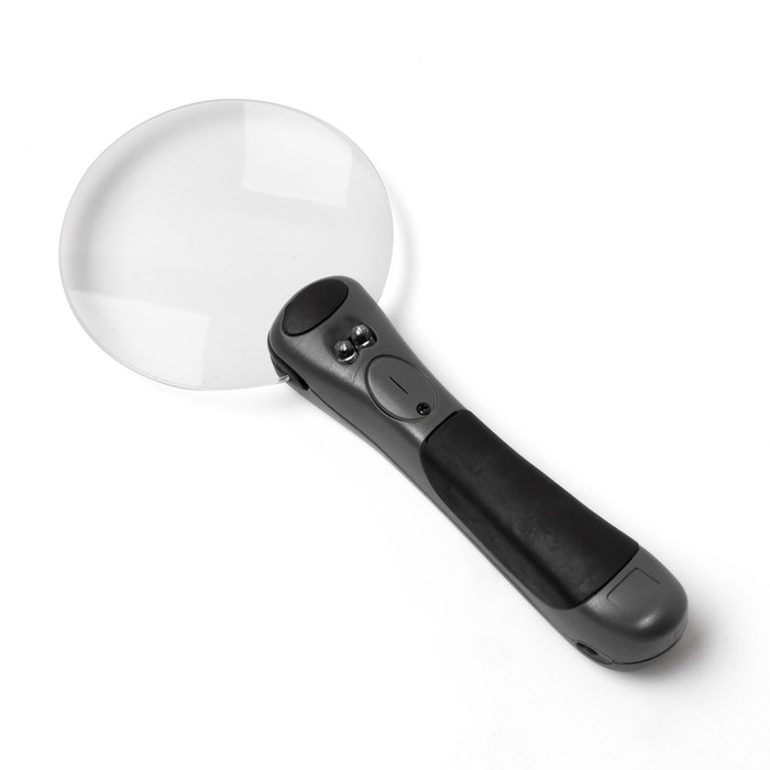 Лупа классическая, линза 90мм, подсветка Лупа классическая, линза 90мм, подсветка