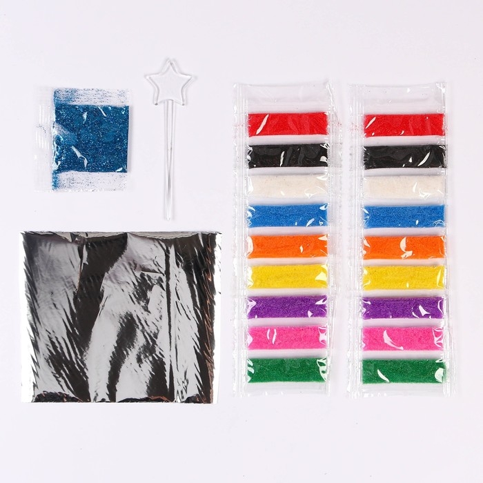 Набор для создания фрески песком Набор для создания фрески песком "Действуй!", Человек-паук