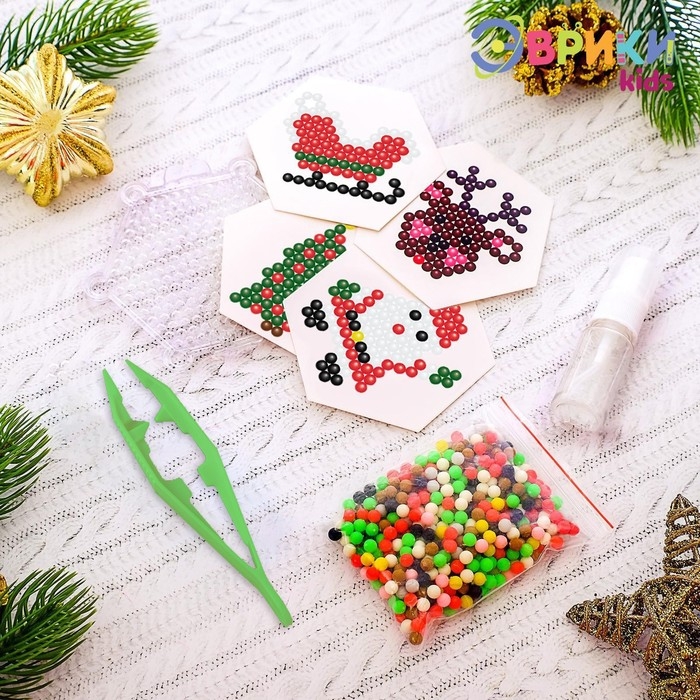 Аквамозаика &laquo;Новый год&raquo;, 4 фигурки