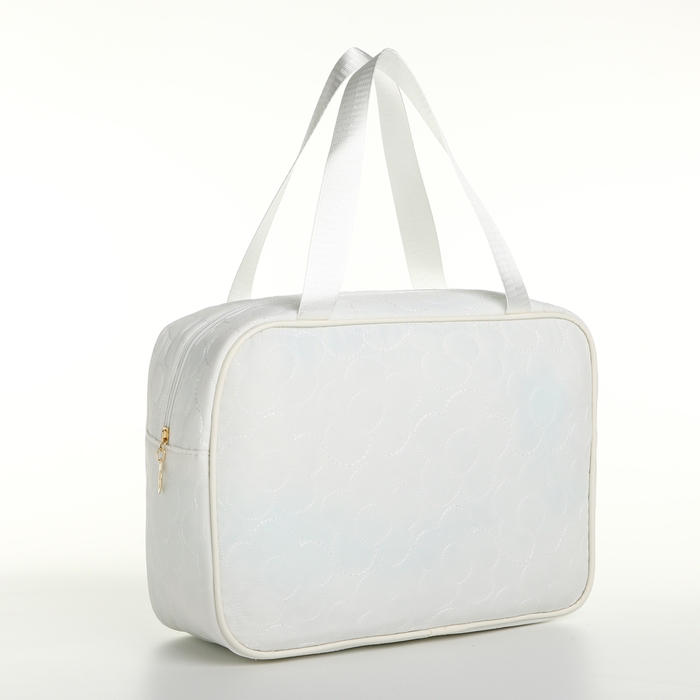 Косметичка на молнии, цвет белый Косметичка на молнии, цвет белый