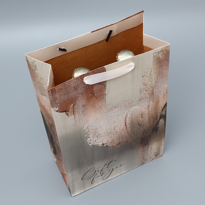 Пакет подарочный под две бутылки, упаковка, Bronza, 35 х 20 х 9 см Пакет подарочный под две бутылки, упаковка, Bronza, 35 х 20 х 9 см