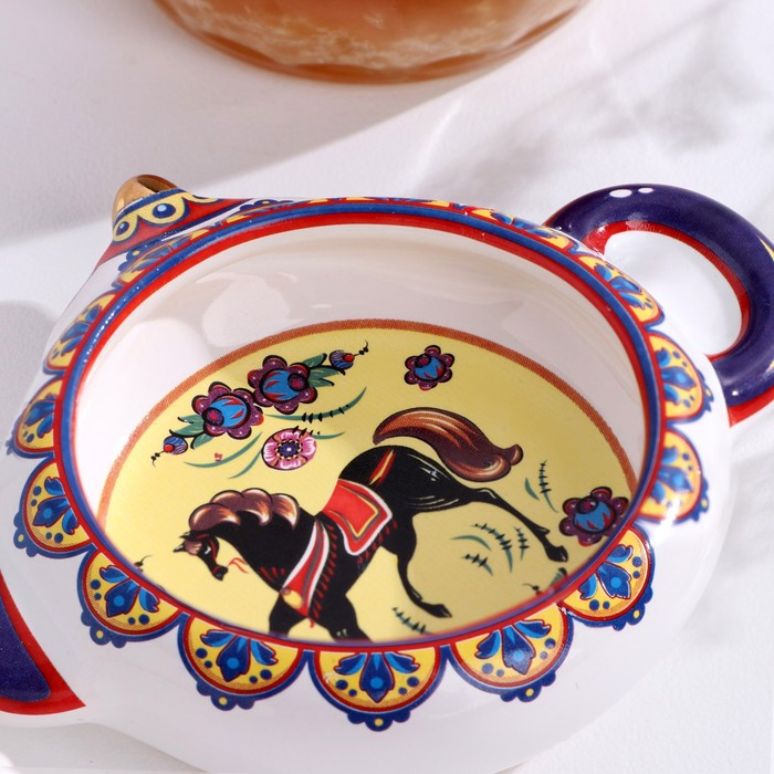 Подставка под чайный пакетик Подставка под чайный пакетик "Чайник с лошадью"